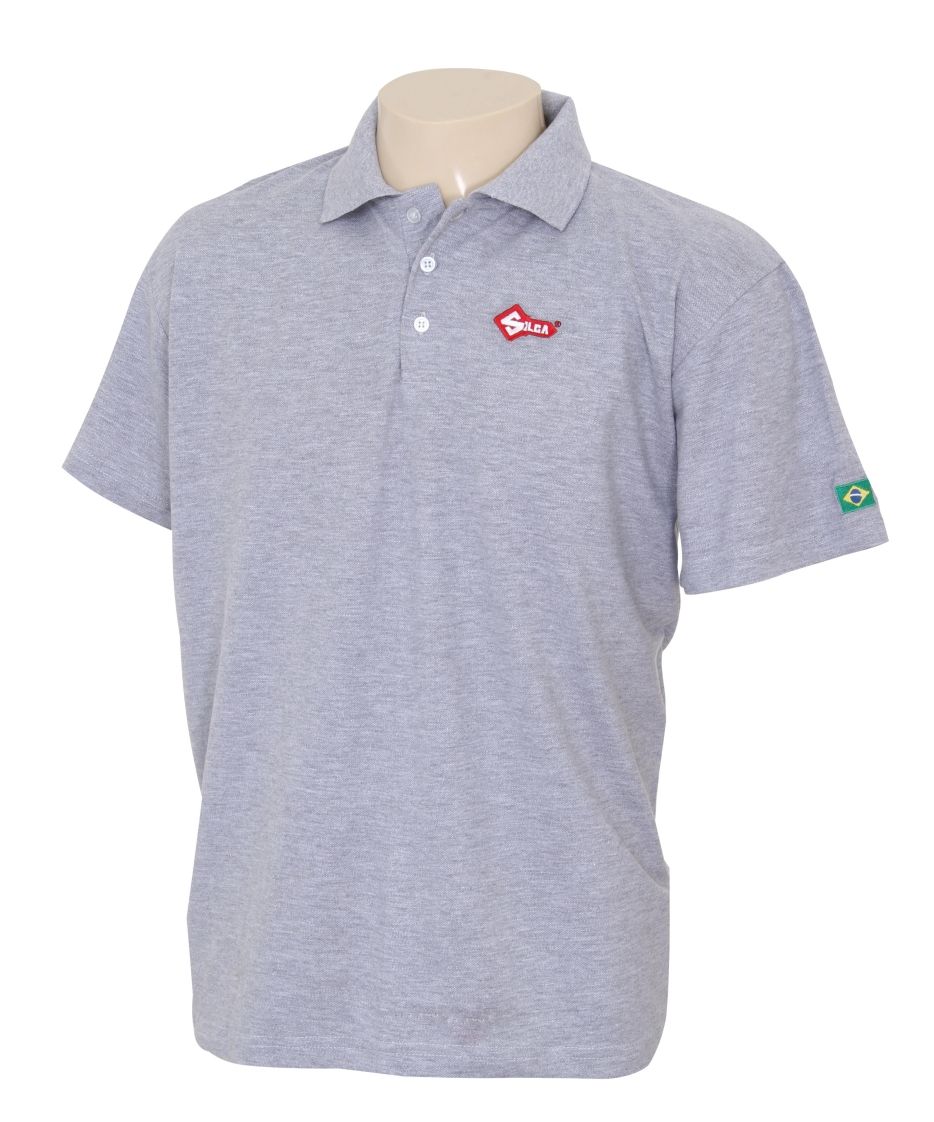 CB 304 - Camisa Polo Promocional Personalizada, Confeccionada em Malha Piquet PA, Bordado Peito e Mangas.