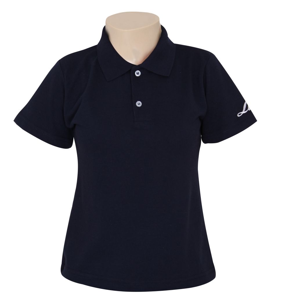 CB 309 - Camisa Polo Baby Look Promocional Personalizada, Confeccionada em Malha Piquet PA, Bordado Manga Esquerda.